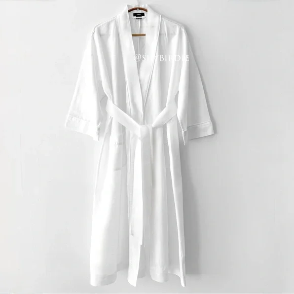 J.Crew Linen Cotton Robe, Small-Medium - Picture 8 of 8